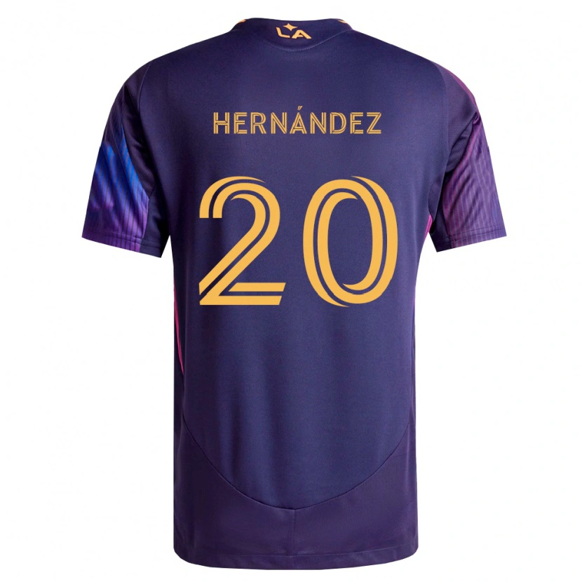 Danxen Damen Roberto Hernández #20 Tiefviolett Gelb Auswärtstrikot Trikot 2026/27 T-Shirt Österreich