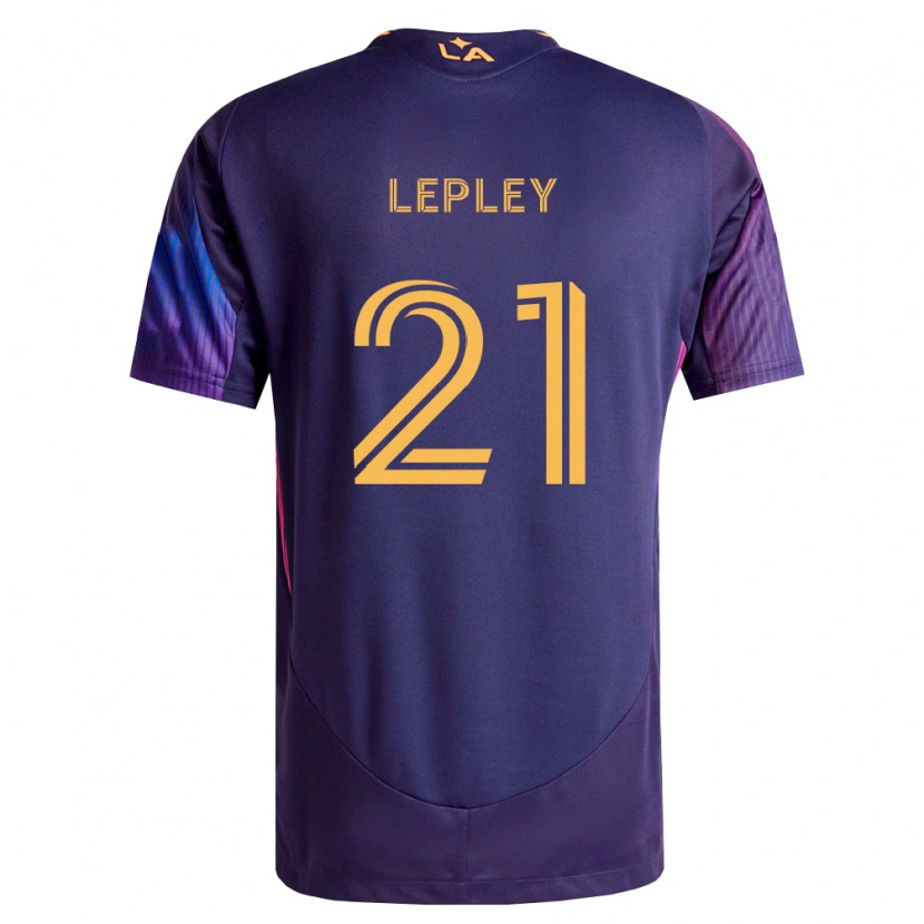 Danxen Damen Tucker Lepley #21 Tiefviolett Gelb Auswärtstrikot Trikot 2026/27 T-Shirt Österreich