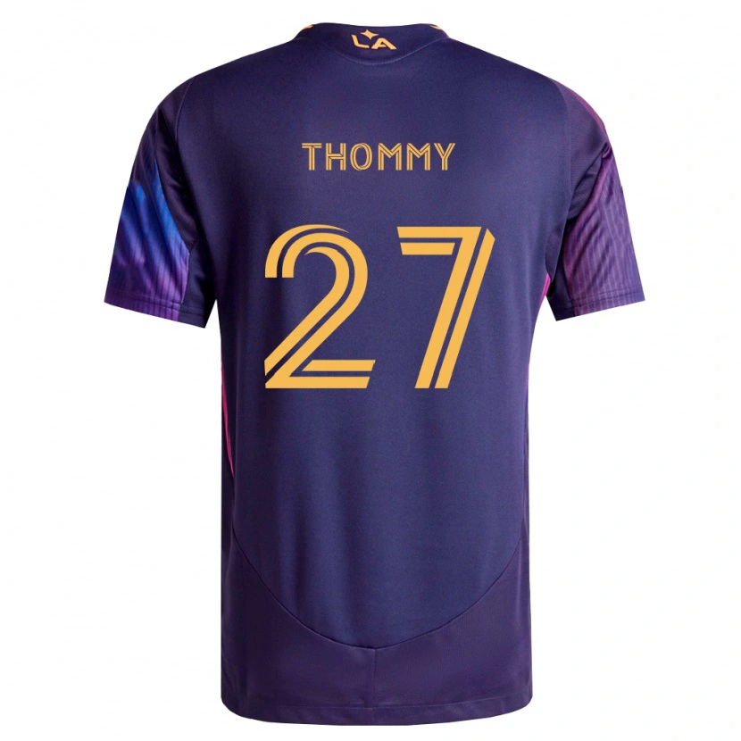 Danxen Damen Erik Thommy #27 Tiefviolett Gelb Auswärtstrikot Trikot 2026/27 T-Shirt Österreich