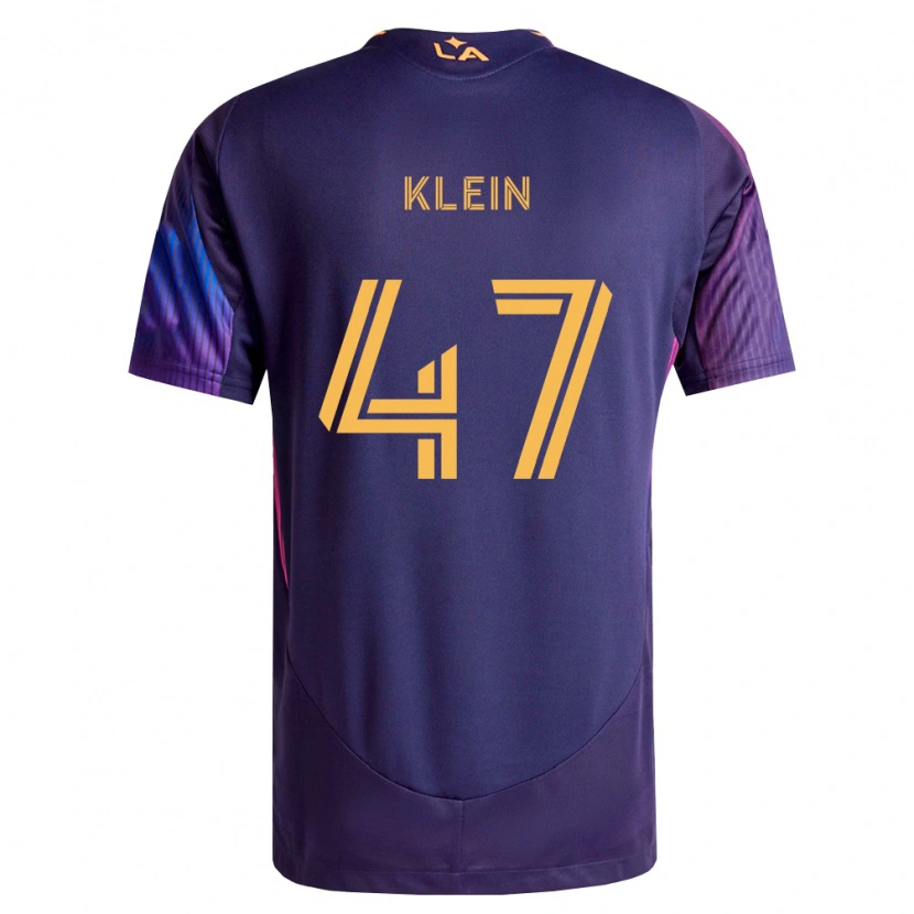 Danxen Damen Carson Klein #47 Tiefviolett Gelb Auswärtstrikot Trikot 2026/27 T-Shirt Österreich