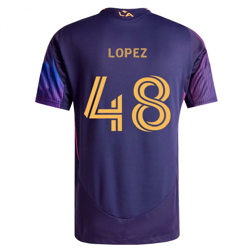 Danxen Damen Diego López #48 Tiefviolett Gelb Auswärtstrikot Trikot 2026/27 T-Shirt Österreich