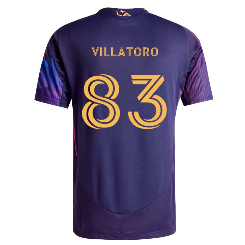 Danxen Damen Angel Villatoro #83 Tiefviolett Gelb Auswärtstrikot Trikot 2026/27 T-Shirt Österreich