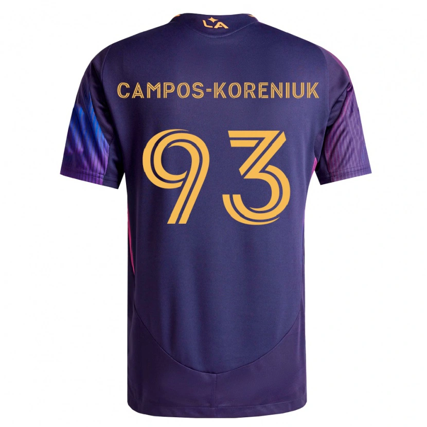 Danxen Damen K Campos-Koreniuk #93 Tiefviolett Gelb Auswärtstrikot Trikot 2026/27 T-Shirt Österreich