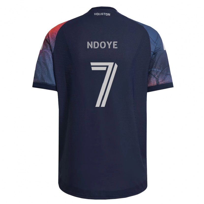 Danxen Damen Papa Ndoye #7 Tiefblau Weiß Orange Auswärtstrikot Trikot 2026/27 T-Shirt Österreich