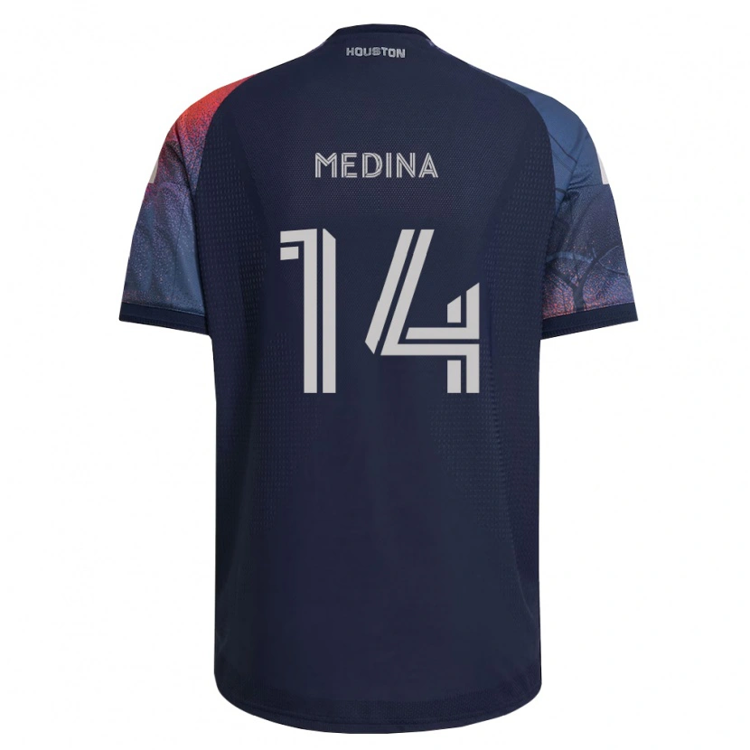 Danxen Damen Jeferson Medina #14 Tiefblau Weiß Orange Auswärtstrikot Trikot 2026/27 T-Shirt Österreich