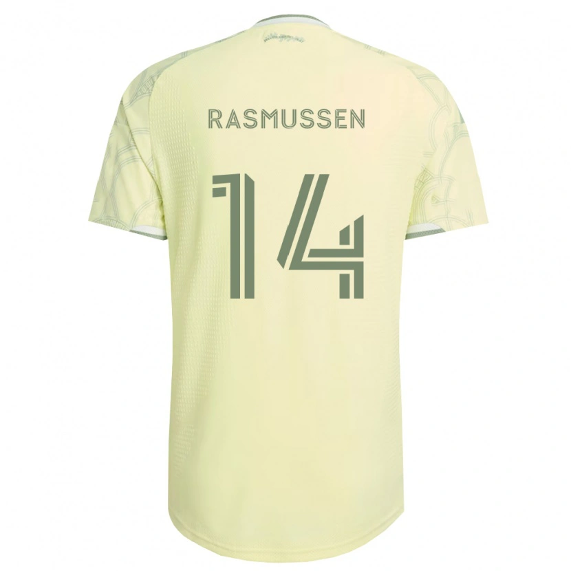 Danxen Damen Justin Rasmussen #14 Beige Weiß Auswärtstrikot Trikot 2026/27 T-Shirt Österreich