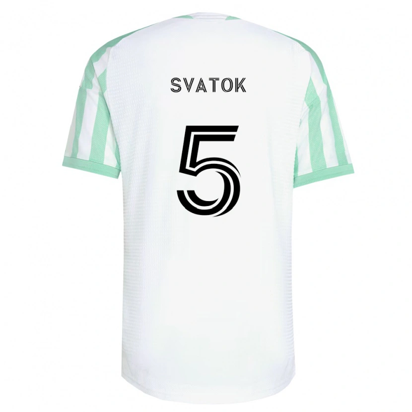 Danxen Damen Oleksandr Svatok #5 Hellgrün Schwarz Weiß Auswärtstrikot Trikot 2026/27 T-Shirt Österreich