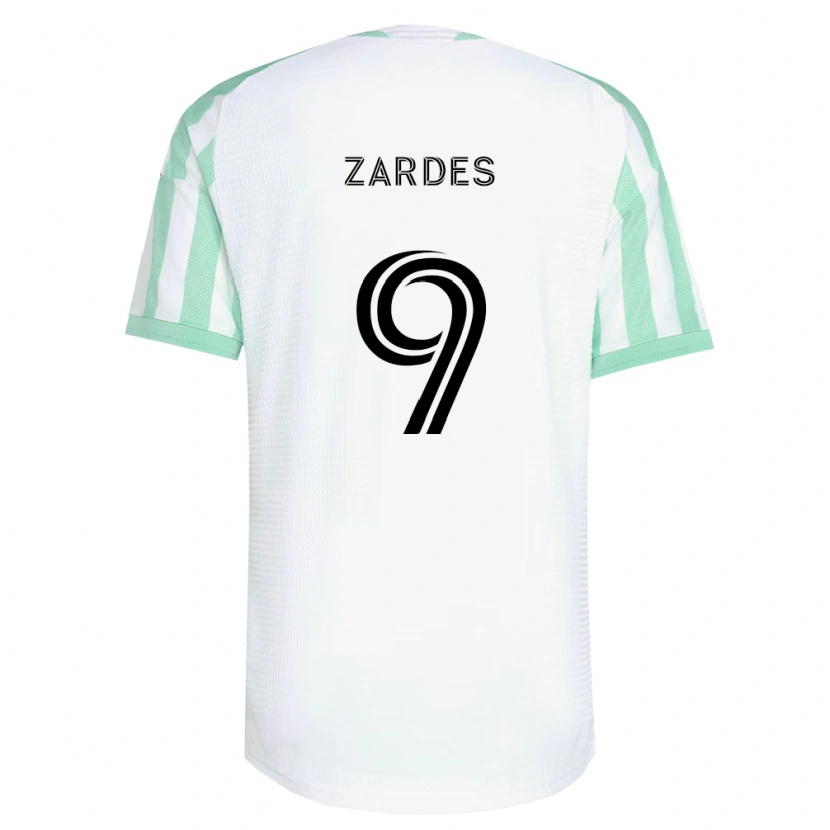 Danxen Damen Gyasi Zardes #9 Hellgrün Schwarz Weiß Auswärtstrikot Trikot 2026/27 T-Shirt Österreich