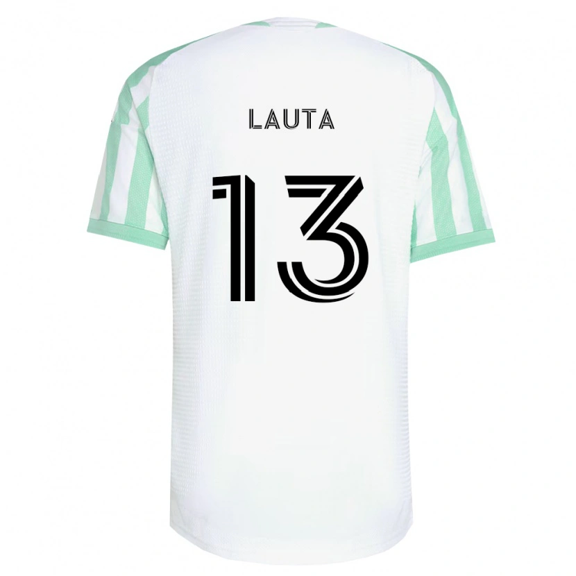 Danxen Damen Erik Lauta #13 Hellgrün Schwarz Weiß Auswärtstrikot Trikot 2026/27 T-Shirt Österreich