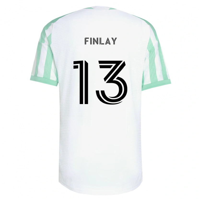 Danxen Damen Ethan Finlay #13 Hellgrün Schwarz Weiß Auswärtstrikot Trikot 2026/27 T-Shirt Österreich