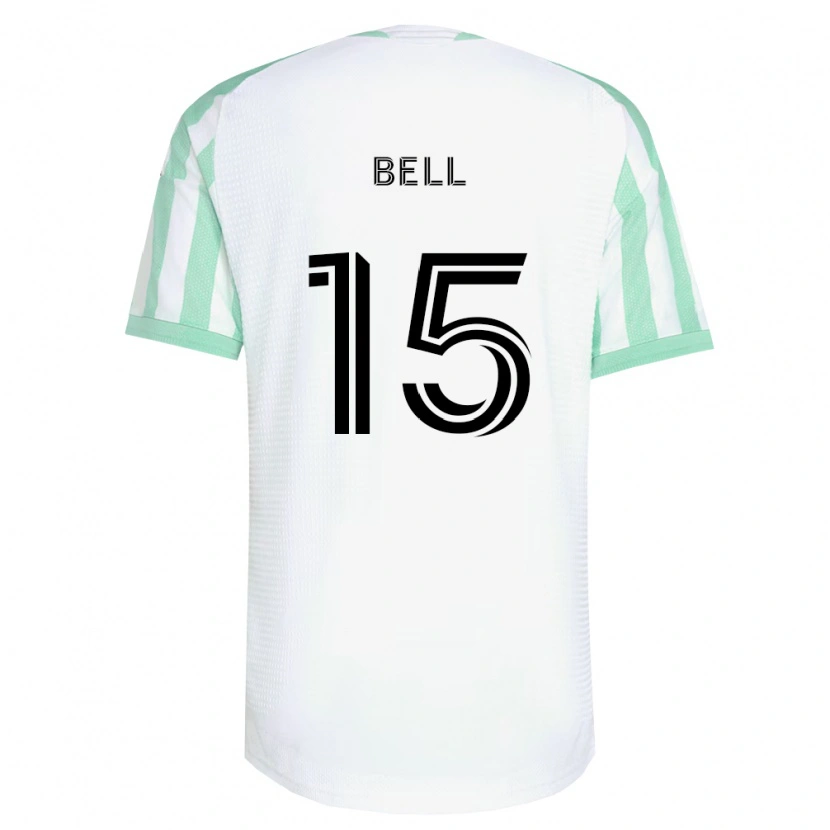 Danxen Damen Jon Bell #15 Hellgrün Schwarz Weiß Auswärtstrikot Trikot 2026/27 T-Shirt Österreich
