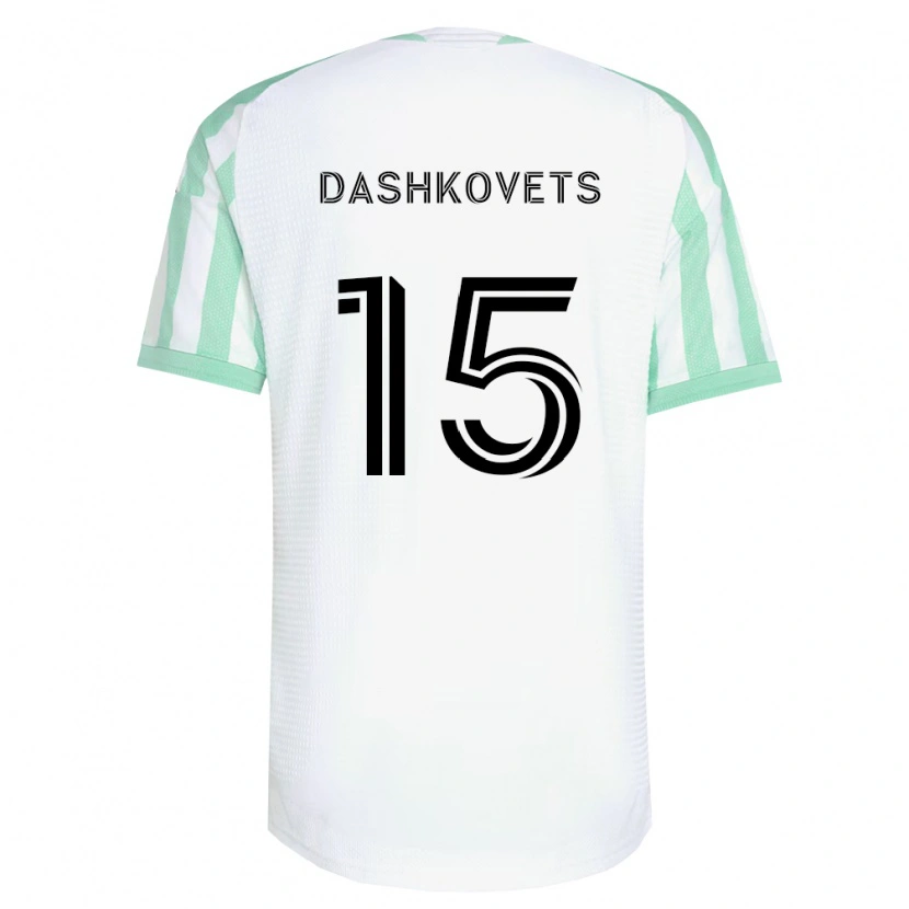 Danxen Damen Artem Dashkovets #15 Hellgrün Schwarz Weiß Auswärtstrikot Trikot 2026/27 T-Shirt Österreich