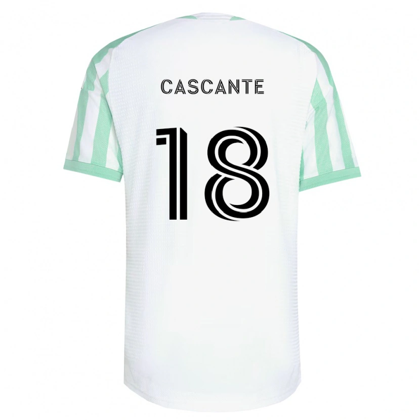 Danxen Damen Julio Cascante #18 Hellgrün Schwarz Weiß Auswärtstrikot Trikot 2026/27 T-Shirt Österreich