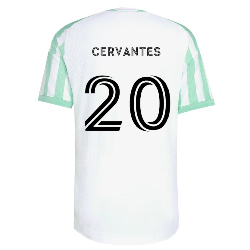 Danxen Damen Aaron Cervantes #20 Hellgrün Schwarz Weiß Auswärtstrikot Trikot 2026/27 T-Shirt Österreich
