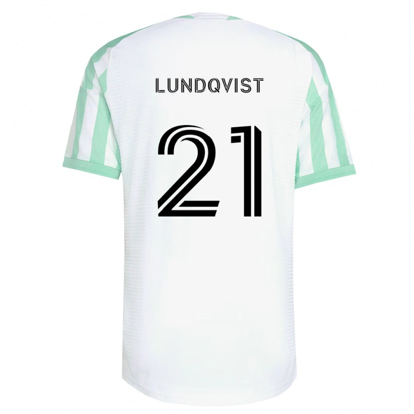 Danxen Damen Adam Lundqvist #21 Hellgrün Schwarz Weiß Auswärtstrikot Trikot 2026/27 T-Shirt Österreich