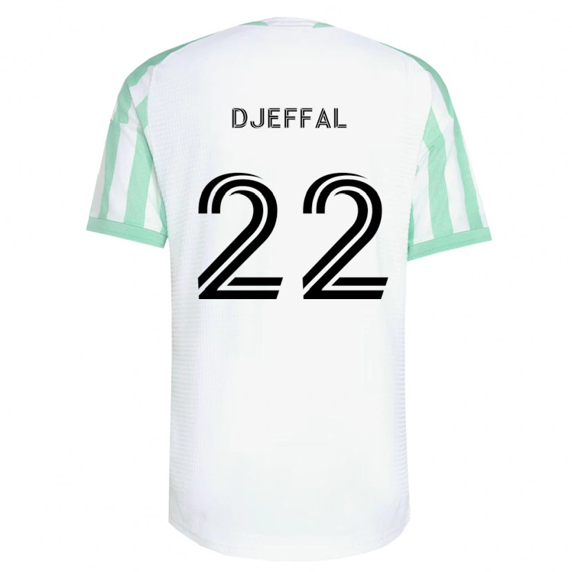 Danxen Damen Sofiane Djeffal #22 Hellgrün Schwarz Weiß Auswärtstrikot Trikot 2026/27 T-Shirt Österreich