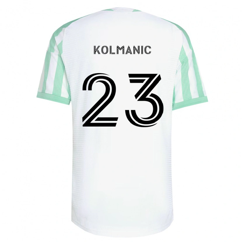 Danxen Damen Žan Kolmanič #23 Hellgrün Schwarz Weiß Auswärtstrikot Trikot 2026/27 T-Shirt Österreich