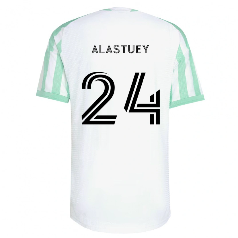 Danxen Damen Jorge Alastuey #24 Hellgrün Schwarz Weiß Auswärtstrikot Trikot 2026/27 T-Shirt Österreich
