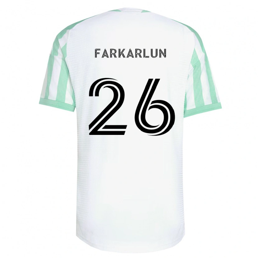 Danxen Damen Jimmy Farkarlun #26 Hellgrün Schwarz Weiß Auswärtstrikot Trikot 2026/27 T-Shirt Österreich