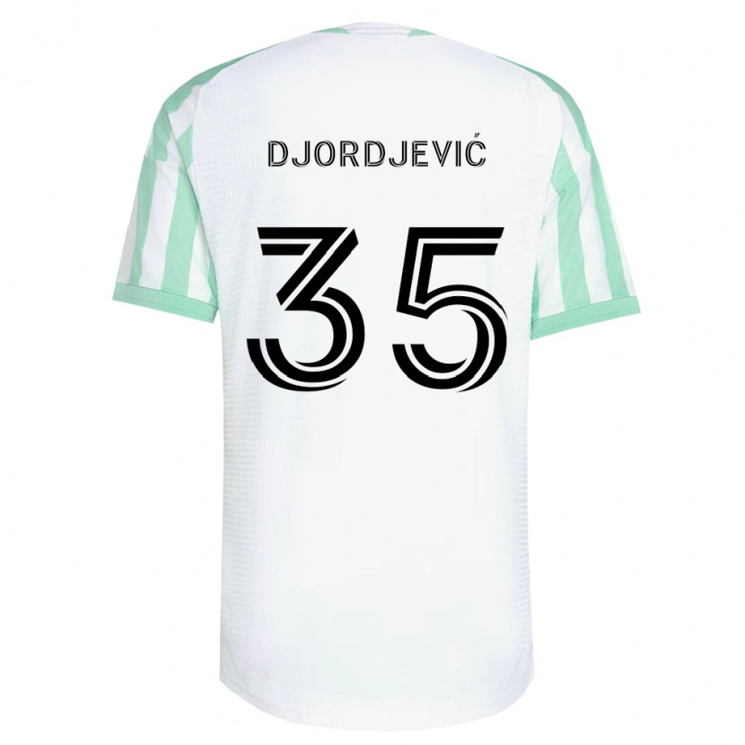 Danxen Damen Mateja Djordjević #35 Hellgrün Schwarz Weiß Auswärtstrikot Trikot 2026/27 T-Shirt Österreich