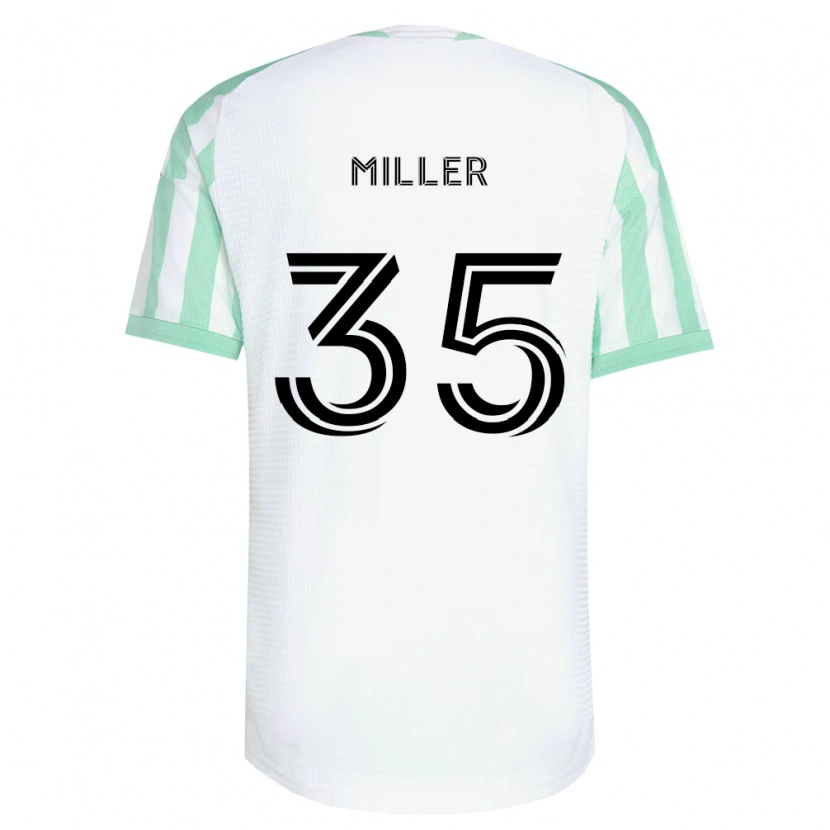 Danxen Damen Mason Miller #35 Hellgrün Schwarz Weiß Auswärtstrikot Trikot 2026/27 T-Shirt Österreich