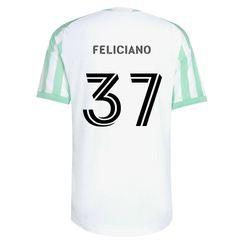 Danxen Damen Erick Feliciano #37 Hellgrün Schwarz Weiß Auswärtstrikot Trikot 2026/27 T-Shirt Österreich