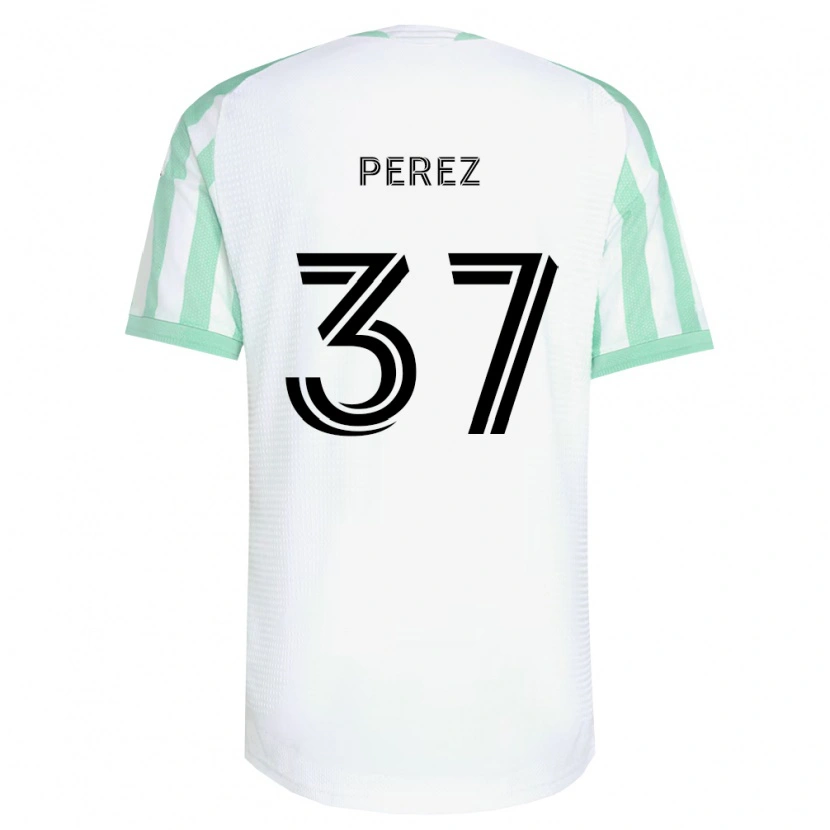 Danxen Damen Damion Perez #37 Hellgrün Schwarz Weiß Auswärtstrikot Trikot 2026/27 T-Shirt Österreich