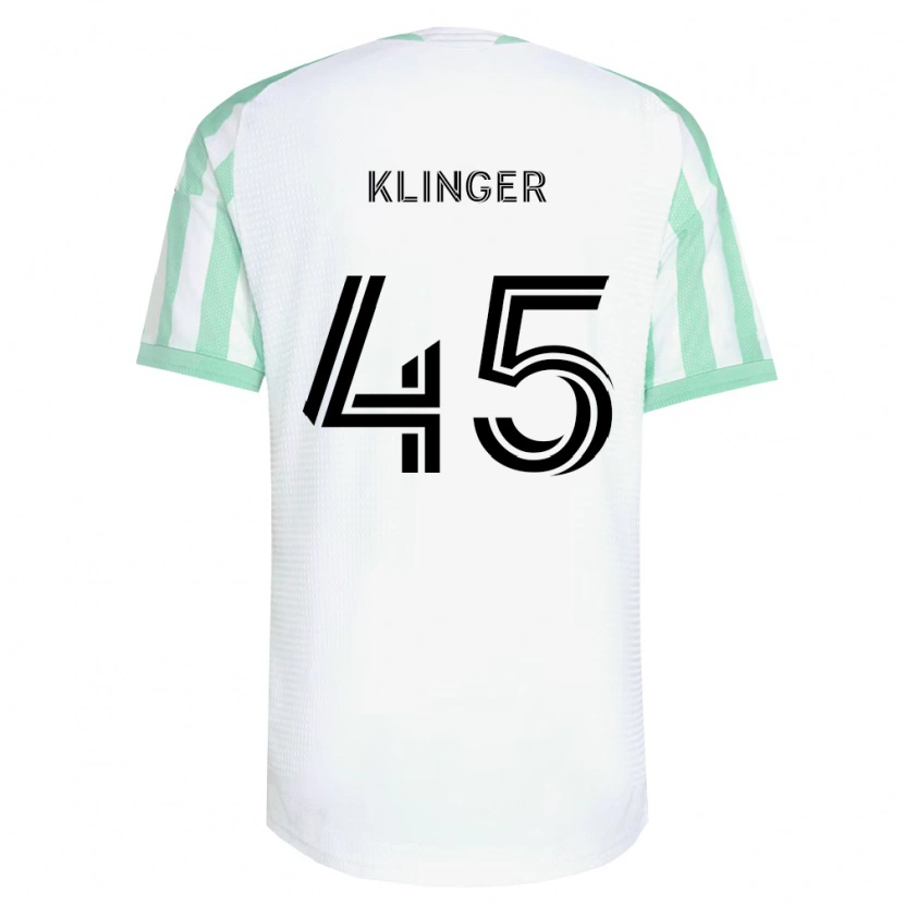 Danxen Damen Ryan Klinger #45 Hellgrün Schwarz Weiß Auswärtstrikot Trikot 2026/27 T-Shirt Österreich