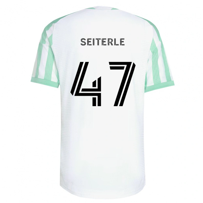 Danxen Damen Sebastian Seiterle #47 Hellgrün Schwarz Weiß Auswärtstrikot Trikot 2026/27 T-Shirt Österreich