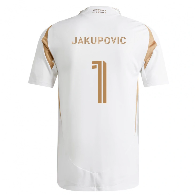 Danxen Damen Eldin Jakupovic #1 Weiß Braun Auswärtstrikot Trikot 2026/27 T-Shirt Österreich