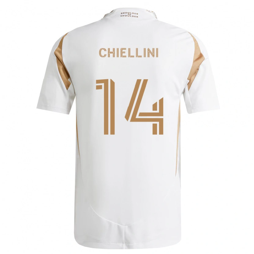 Danxen Damen Giorgio Chiellini #14 Weiß Braun Auswärtstrikot Trikot 2026/27 T-Shirt Österreich