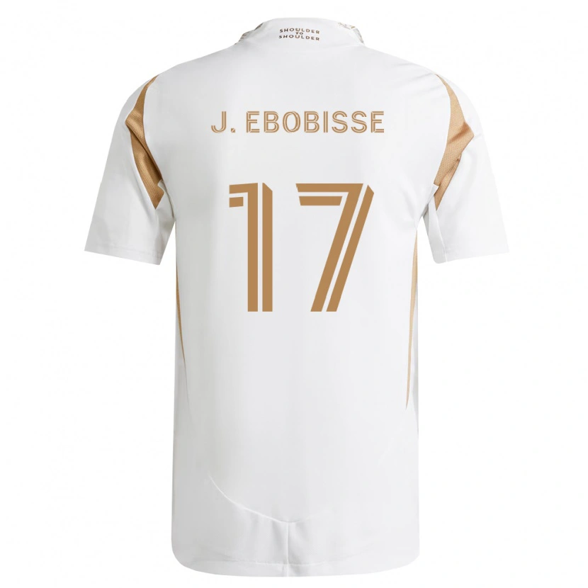 Danxen Damen Jeremy Ebobisse #17 Weiß Braun Auswärtstrikot Trikot 2026/27 T-Shirt Österreich
