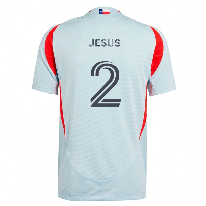 Danxen Damen Geovane Jesus #2 Dunkelgrau Weiß Rot Auswärtstrikot Trikot 2026/27 T-Shirt Österreich