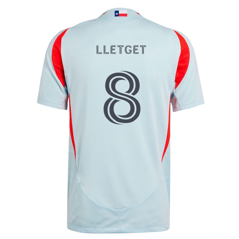 Danxen Damen Sebastian Lletget #8 Dunkelgrau Weiß Rot Auswärtstrikot Trikot 2026/27 T-Shirt Österreich