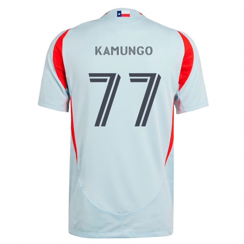 Danxen Damen Bernard Kamungo #77 Dunkelgrau Weiß Rot Auswärtstrikot Trikot 2026/27 T-Shirt Österreich