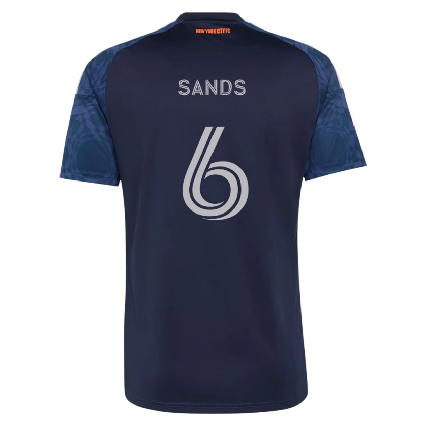 Danxen Damen James Sands #6 Tiefblau Weiß Auswärtstrikot Trikot 2026/27 T-Shirt Österreich