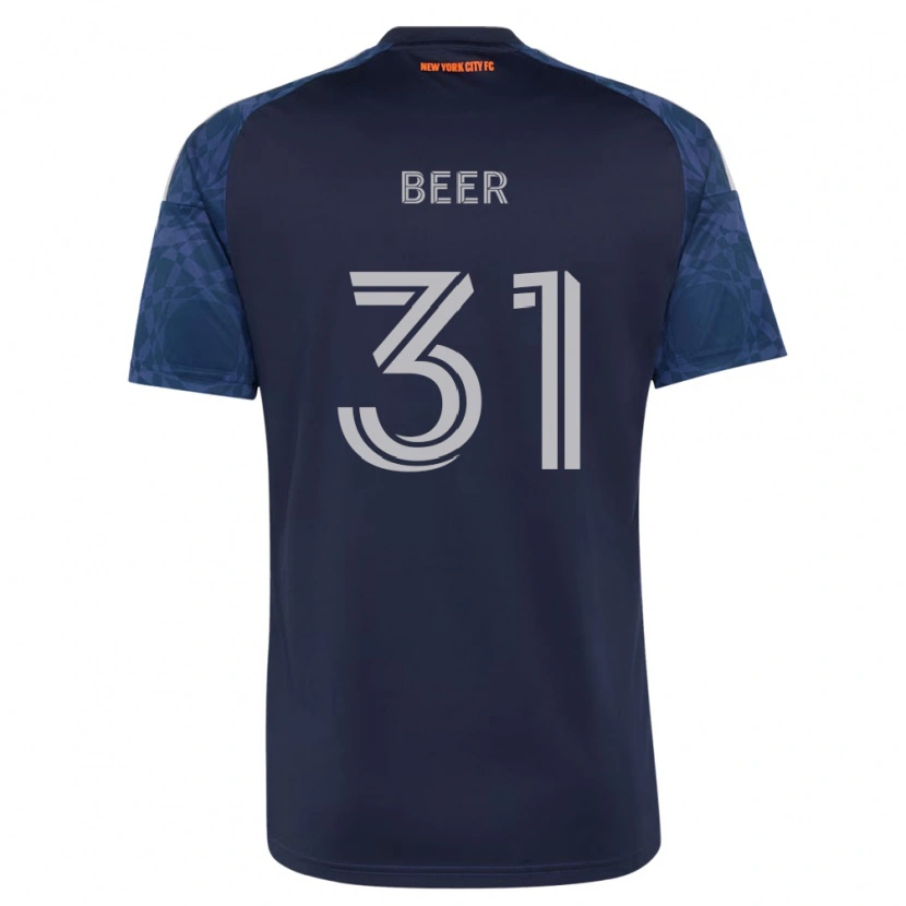 Danxen Damen Jack Beer #31 Tiefblau Weiß Auswärtstrikot Trikot 2026/27 T-Shirt Österreich