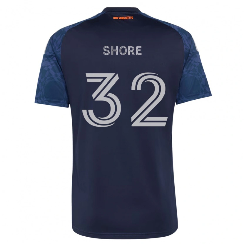 Danxen Damen Jonathan Shore #32 Tiefblau Weiß Auswärtstrikot Trikot 2026/27 T-Shirt Österreich