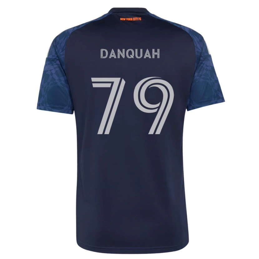 Danxen Damen Caleb Danquah #79 Tiefblau Weiß Auswärtstrikot Trikot 2026/27 T-Shirt Österreich