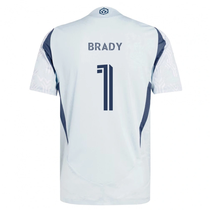 Danxen Damen Chris Brady #1 Blau Grau Weiß Auswärtstrikot Trikot 2026/27 T-Shirt Österreich