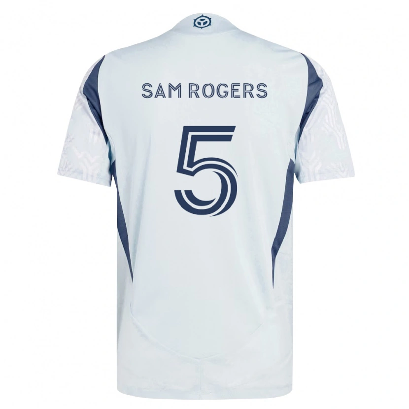 Danxen Damen Sam Rogers #5 Blau Grau Weiß Auswärtstrikot Trikot 2026/27 T-Shirt Österreich