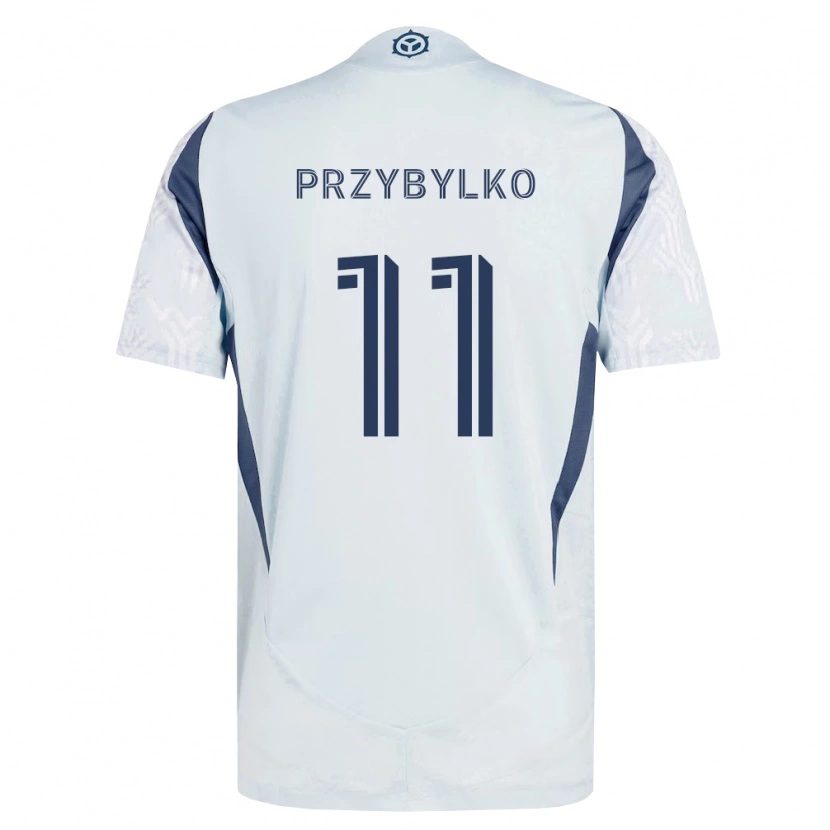 Danxen Damen Kacper Przybylko #11 Blau Grau Weiß Auswärtstrikot Trikot 2026/27 T-Shirt Österreich