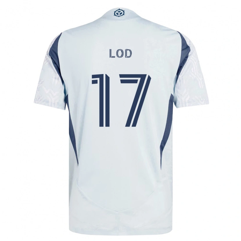 Danxen Damen Robin Lod #17 Blau Grau Weiß Auswärtstrikot Trikot 2026/27 T-Shirt Österreich