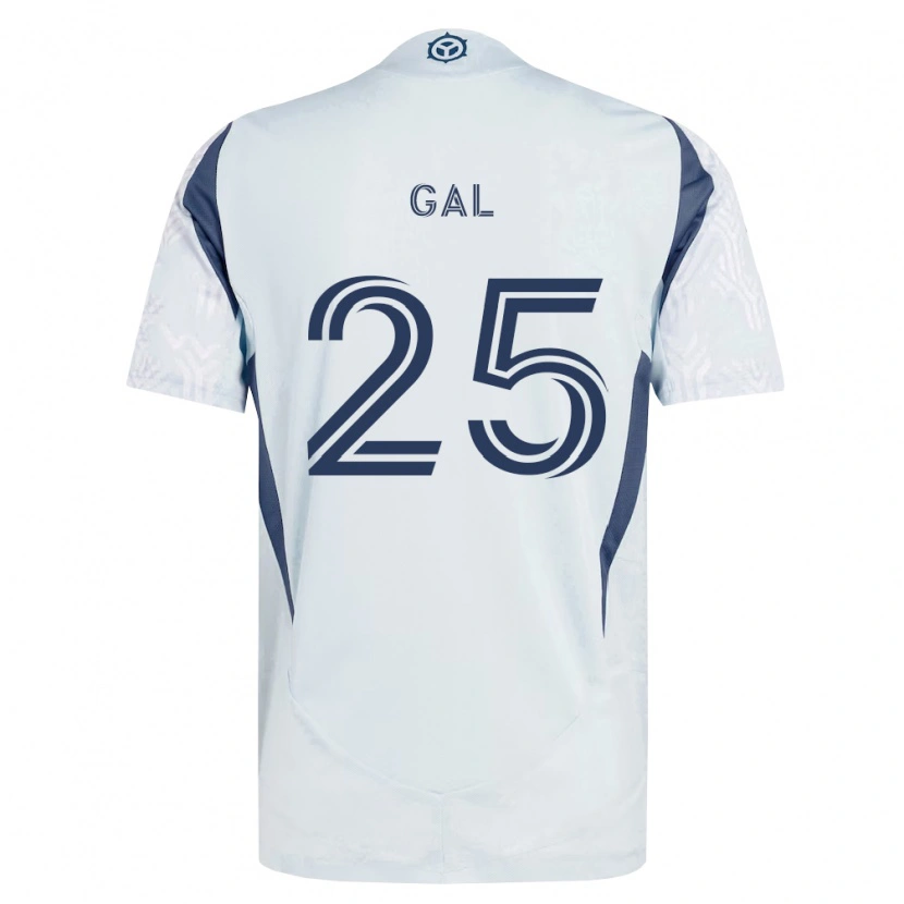 Danxen Damen Jeff Gal #25 Blau Grau Weiß Auswärtstrikot Trikot 2026/27 T-Shirt Österreich