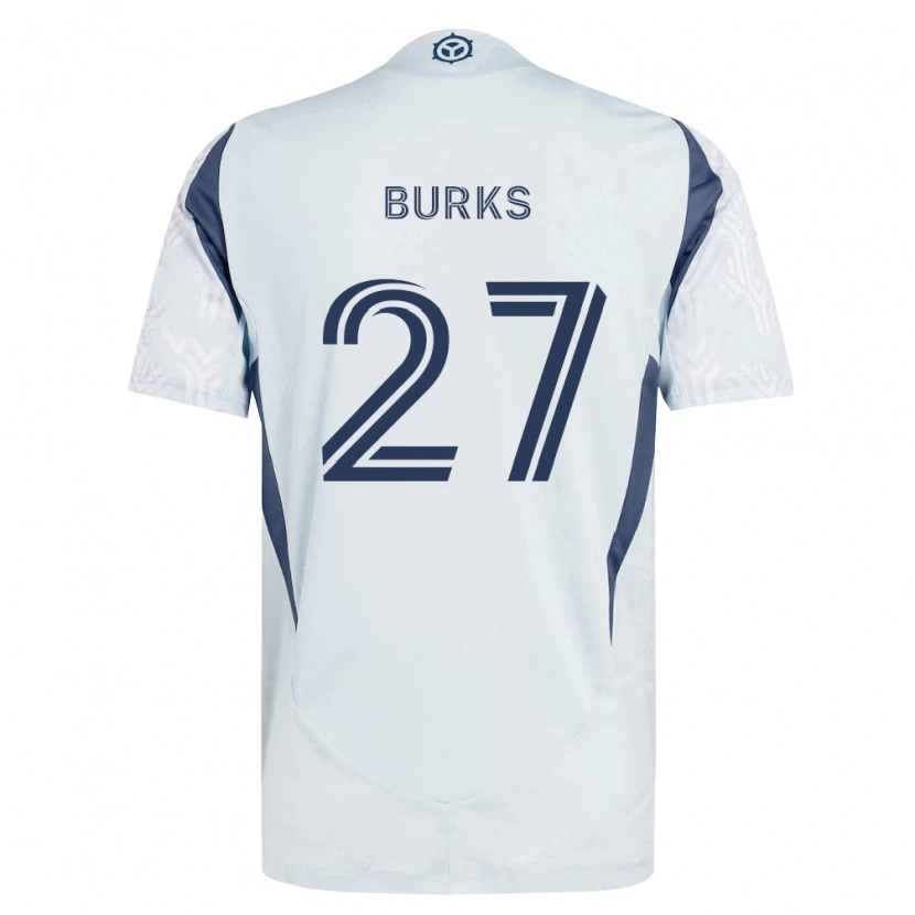 Danxen Damen Kendall Burks #27 Blau Grau Weiß Auswärtstrikot Trikot 2026/27 T-Shirt Österreich