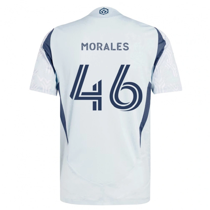 Danxen Damen Christopher Morales #46 Blau Grau Weiß Auswärtstrikot Trikot 2026/27 T-Shirt Österreich