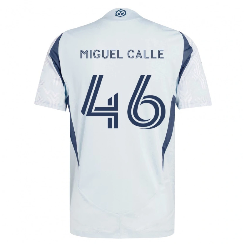 Danxen Damen Juan Miguel Calle #46 Blau Grau Weiß Auswärtstrikot Trikot 2026/27 T-Shirt Österreich