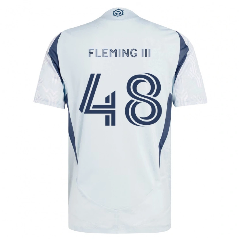 Danxen Damen Richard Fleming Iii #48 Blau Grau Weiß Auswärtstrikot Trikot 2026/27 T-Shirt Österreich
