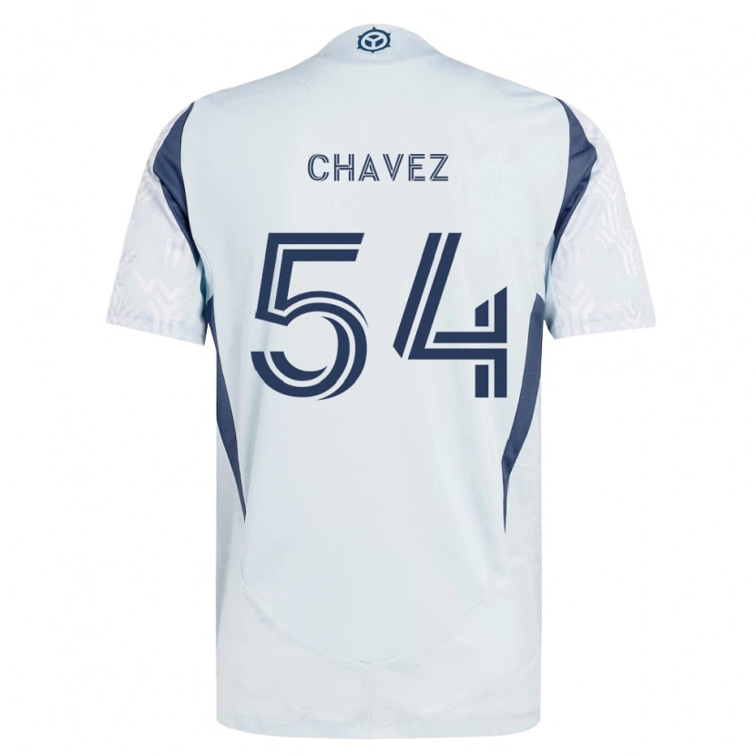 Danxen Damen Emiliano Chavez #54 Blau Grau Weiß Auswärtstrikot Trikot 2026/27 T-Shirt Österreich