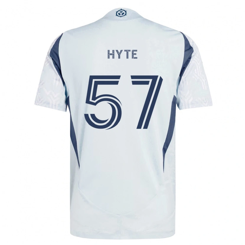 Danxen Damen Darris Hyte #57 Blau Grau Weiß Auswärtstrikot Trikot 2026/27 T-Shirt Österreich